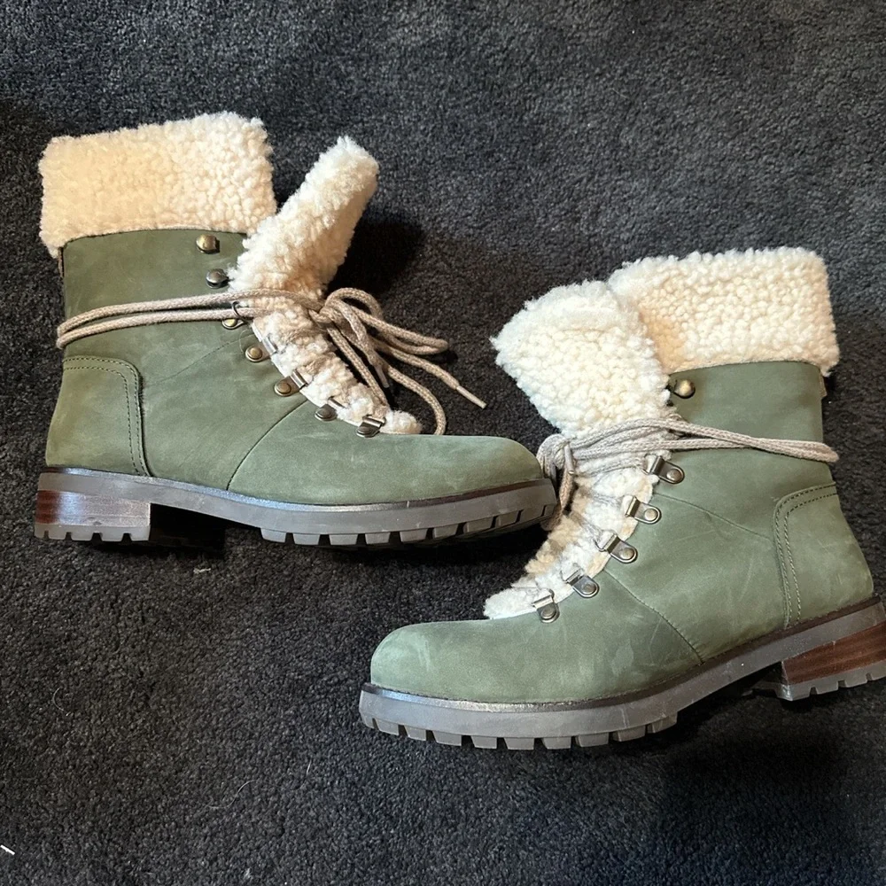 Green Ugh boots